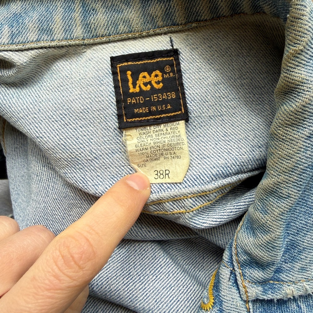 Vintage Lee Riders Jean Jacket - Picture 3 of 3